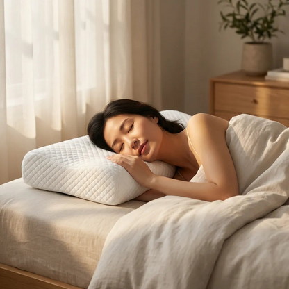 Dr. Prestige Orthopedic Memory Foam Pillow for Neck and Shoulder